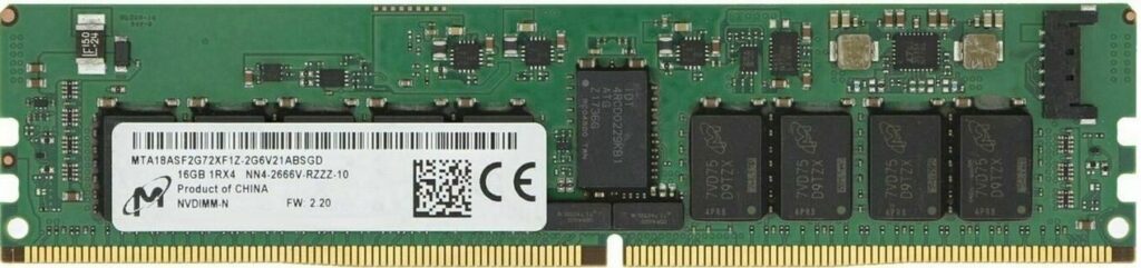 RAM NVDIMM de 16 GB de Micron
