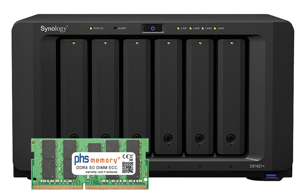 Ampliación de RAM para Synology DS1621+