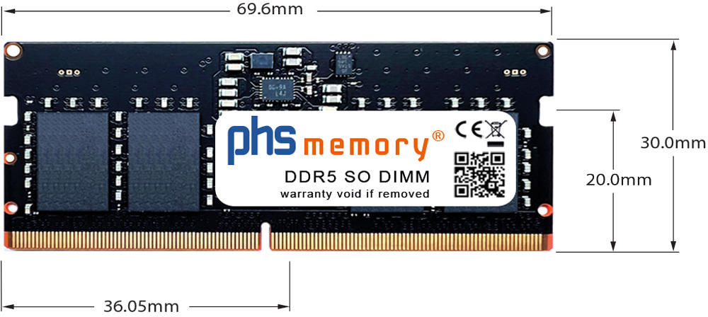Abmessungen - Memoria principal DDR5 262Pin s 4 jpg
